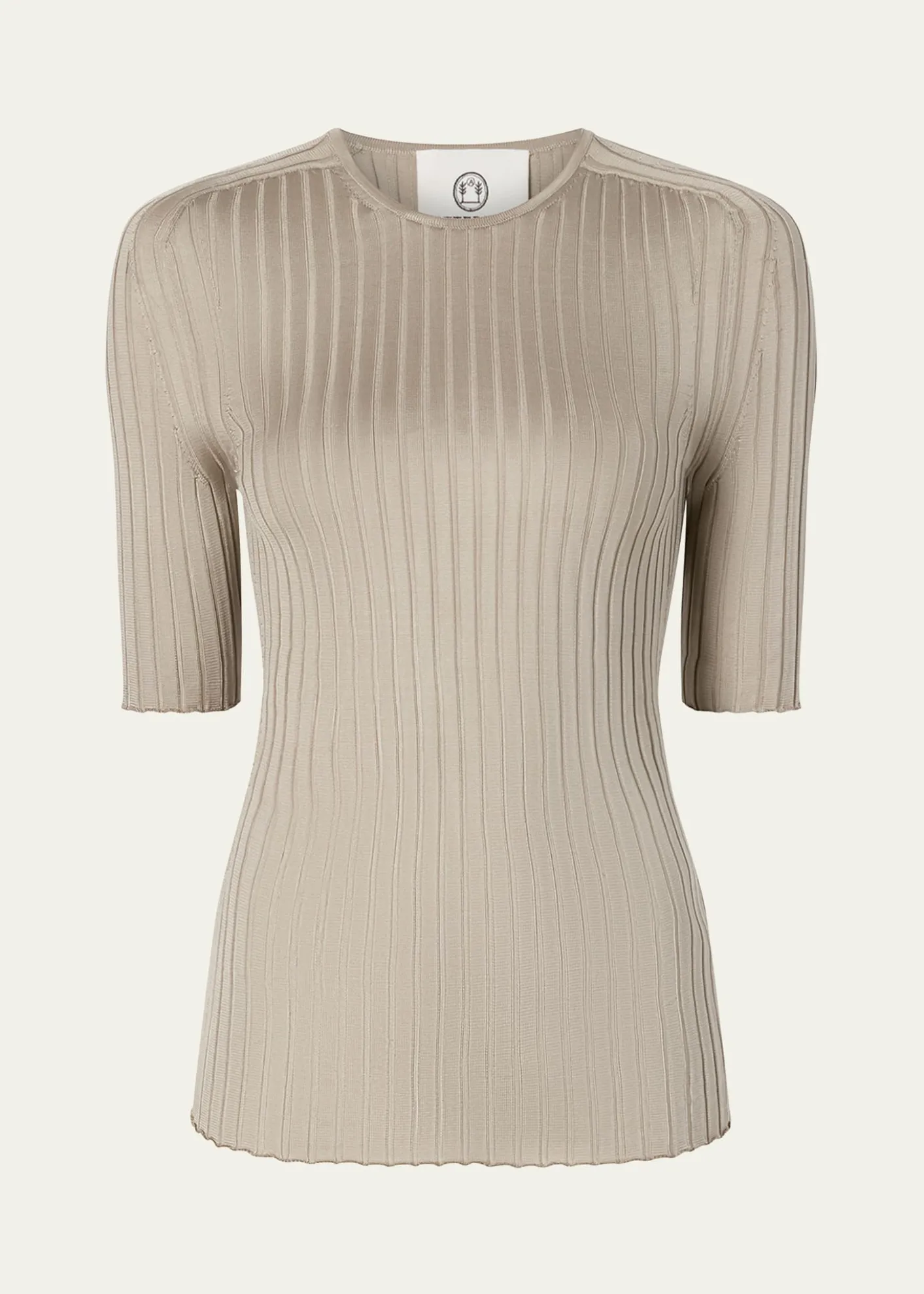 AtterseeRibbed Silk T-Shirt