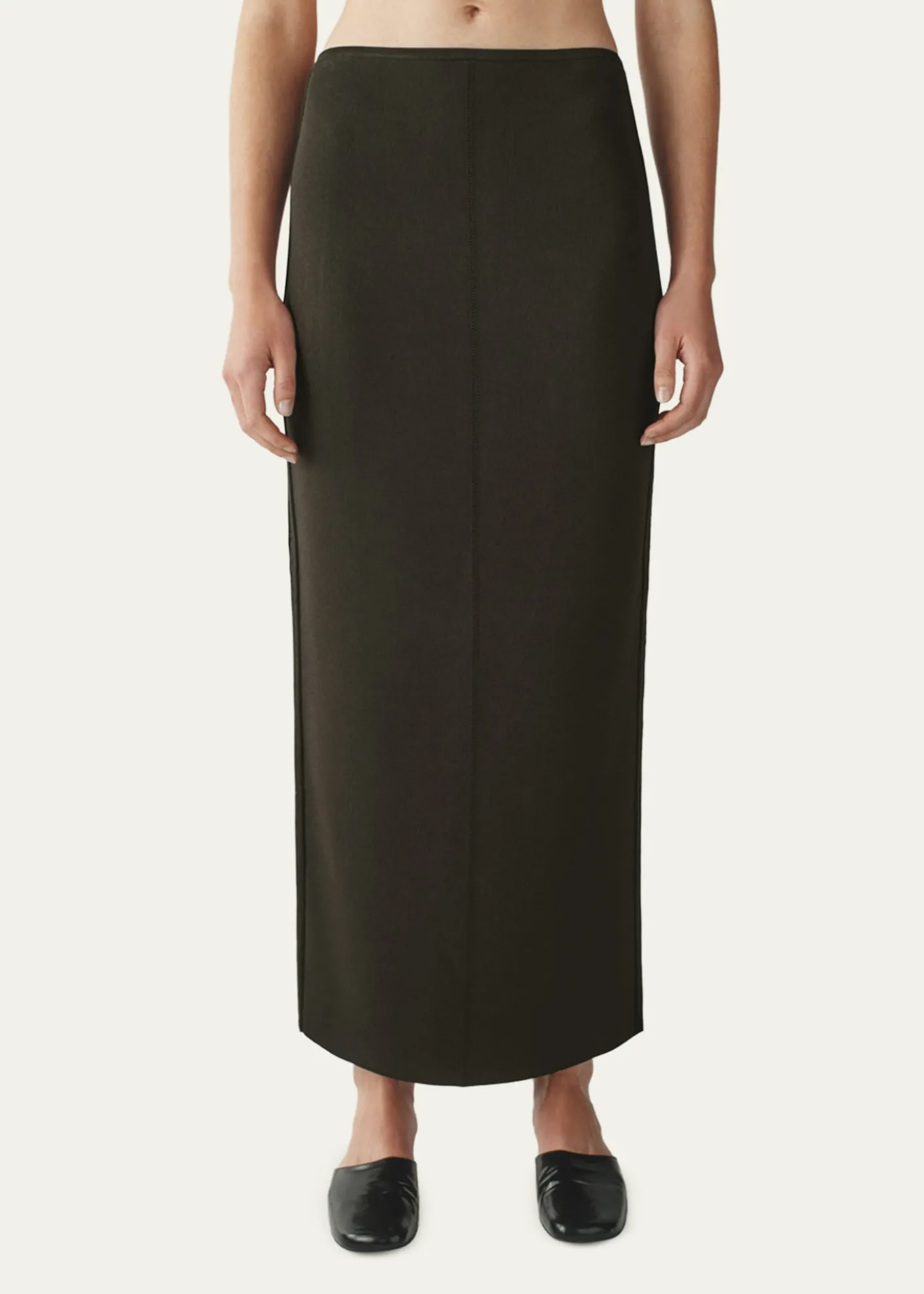 AtterseeViscose Crepe Midi Skirt