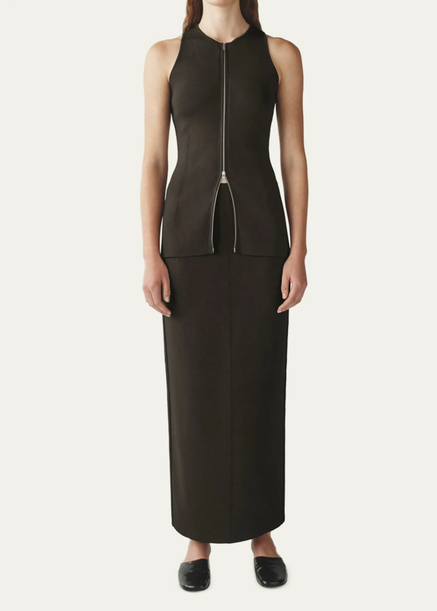 AtterseeViscose Crepe Midi Skirt