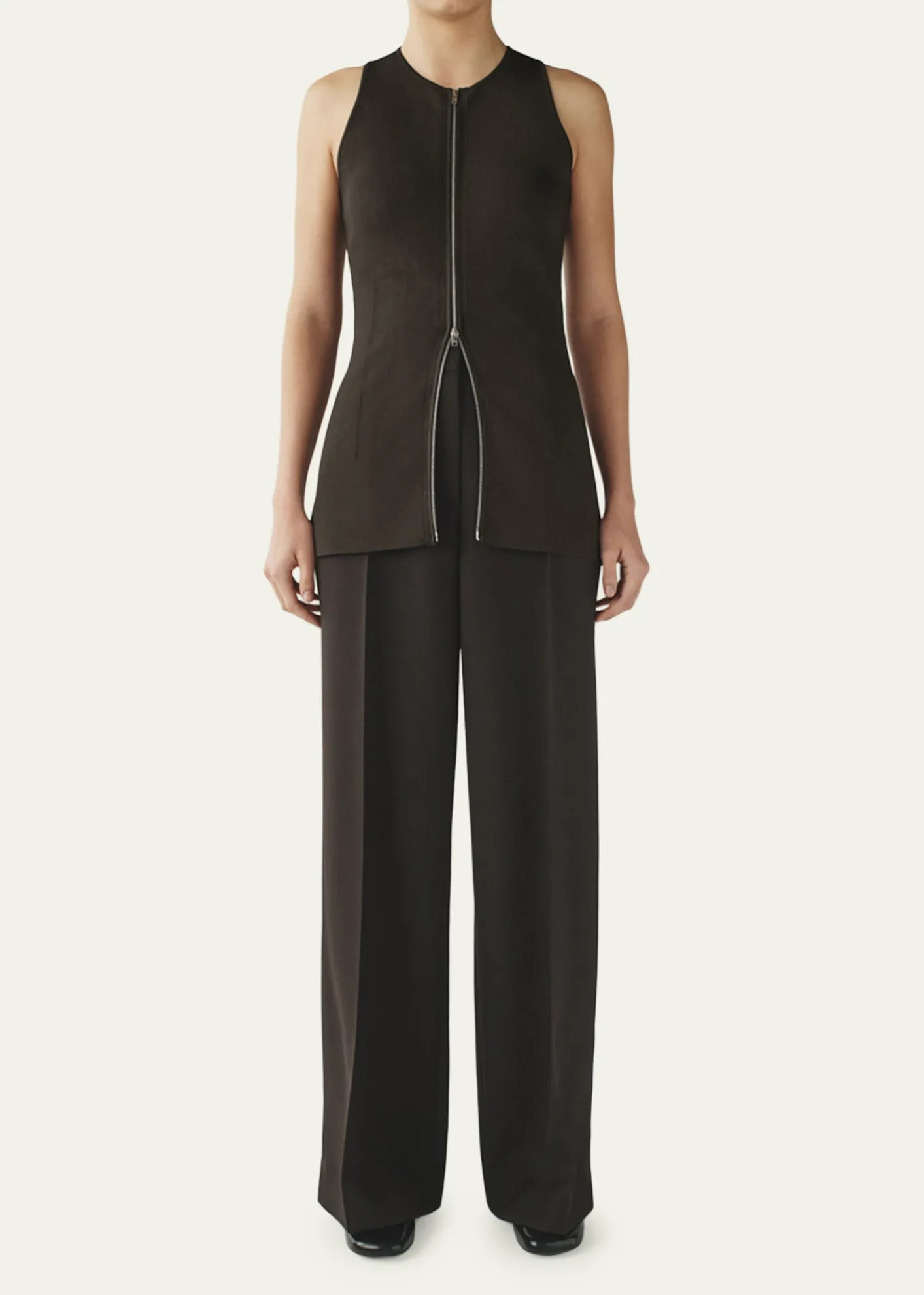 AtterseeViscose Knit Sleeveless Top