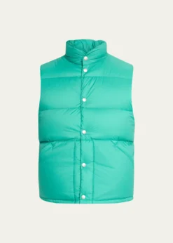 AURALEEMen's Nylon Ripstop Puffer Vest