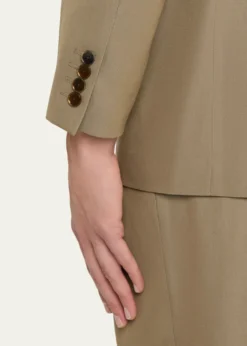 AURALEEMen's Single-Breasted Wool Blazer