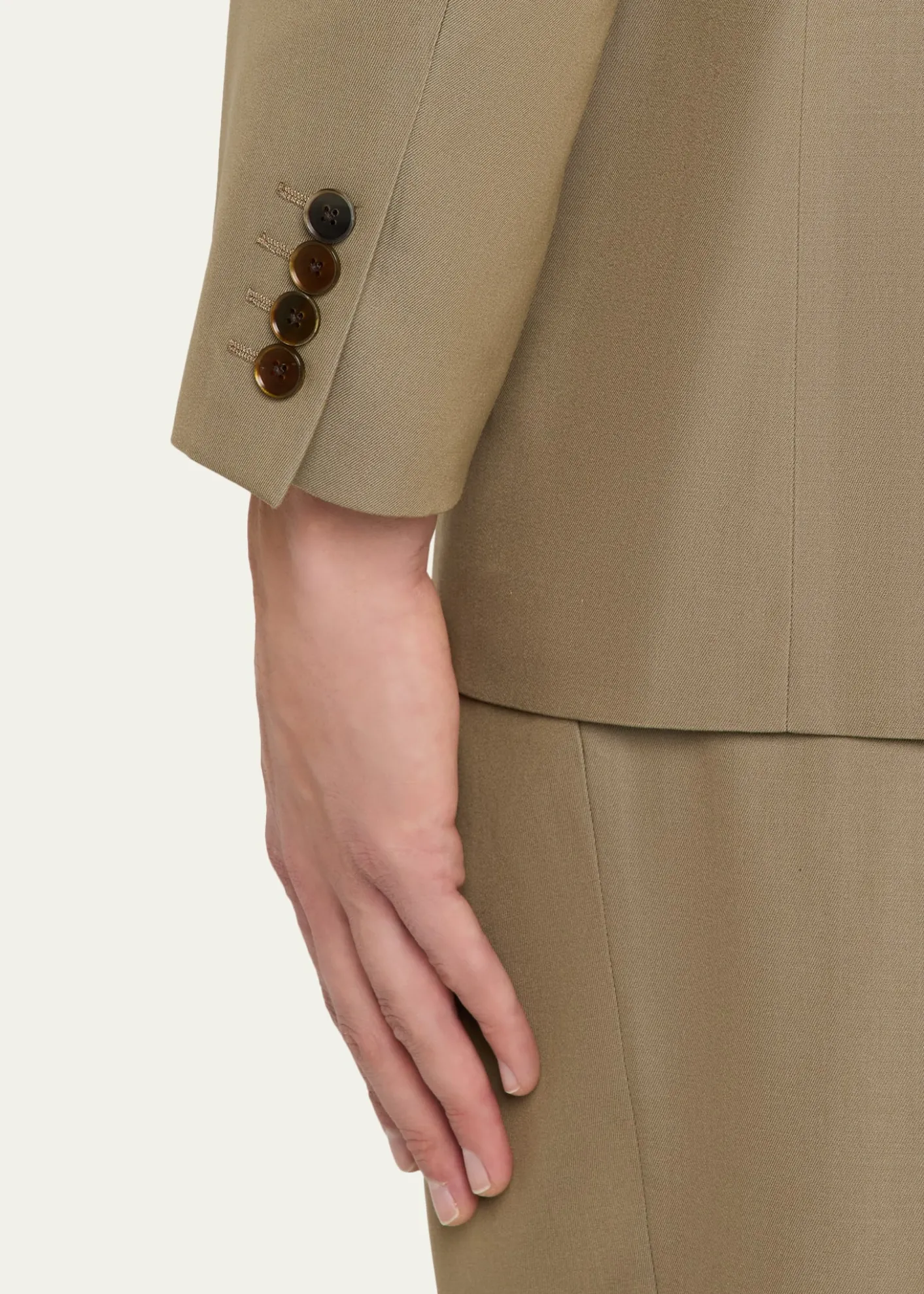 AURALEEMen's Single-Breasted Wool Blazer