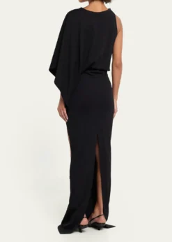 A.W.A.K.E. MODEAsymmetric Maxi Dress