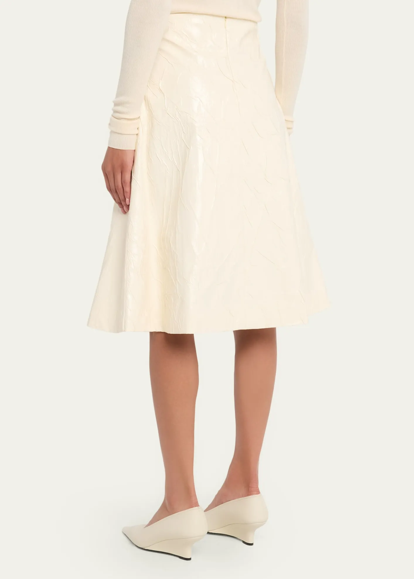 A.W.A.K.E. MODEKnee-Length A-Line Skirt