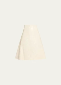 A.W.A.K.E. MODEKnee-Length A-Line Skirt