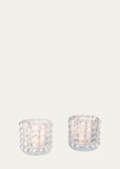 BaccaratEye II Crystal Votives, Set of 2