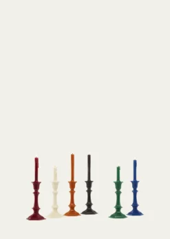 BaccaratHarcourt Candlestick Candle, Green