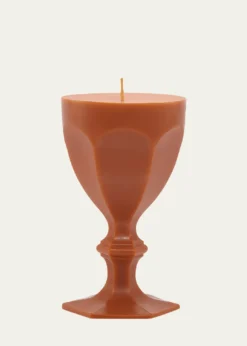 BaccaratHarcourt Goblet Candle, Orange