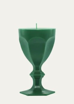 BaccaratHarcourt Goblet Candle, Green