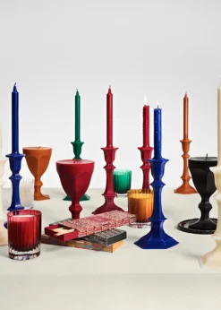 BaccaratHarcourt Goblet Candle, Red
