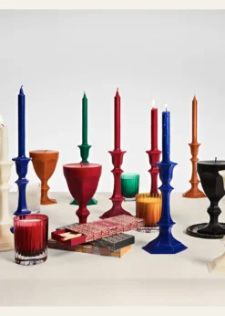 BaccaratHarcourt Goblet Candle, Red
