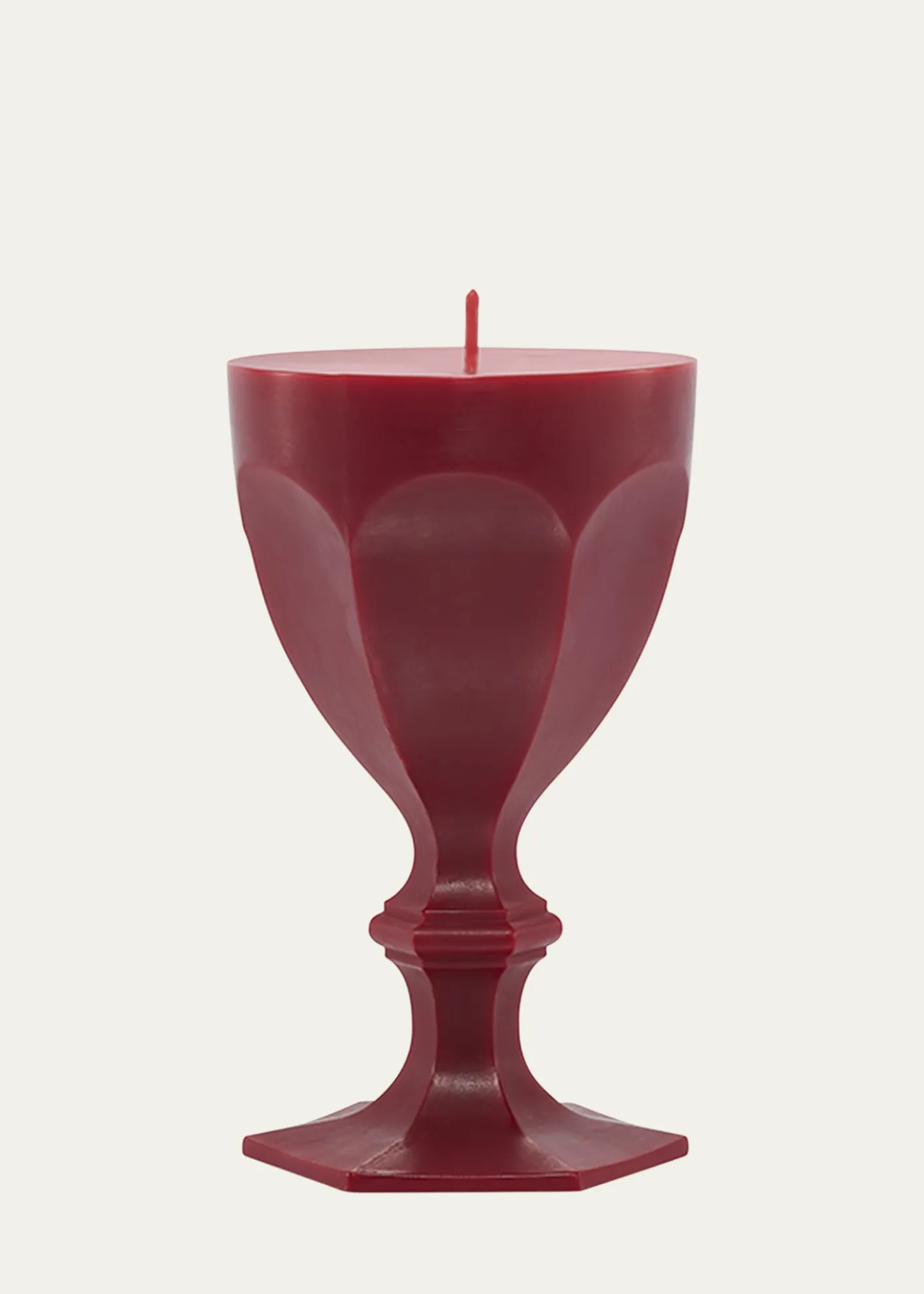 BaccaratHarcourt Goblet Candle, Red