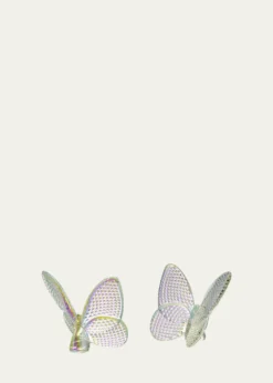 Baccarat2.5" Lucky Crystal Iridescent Diamante Butterfly