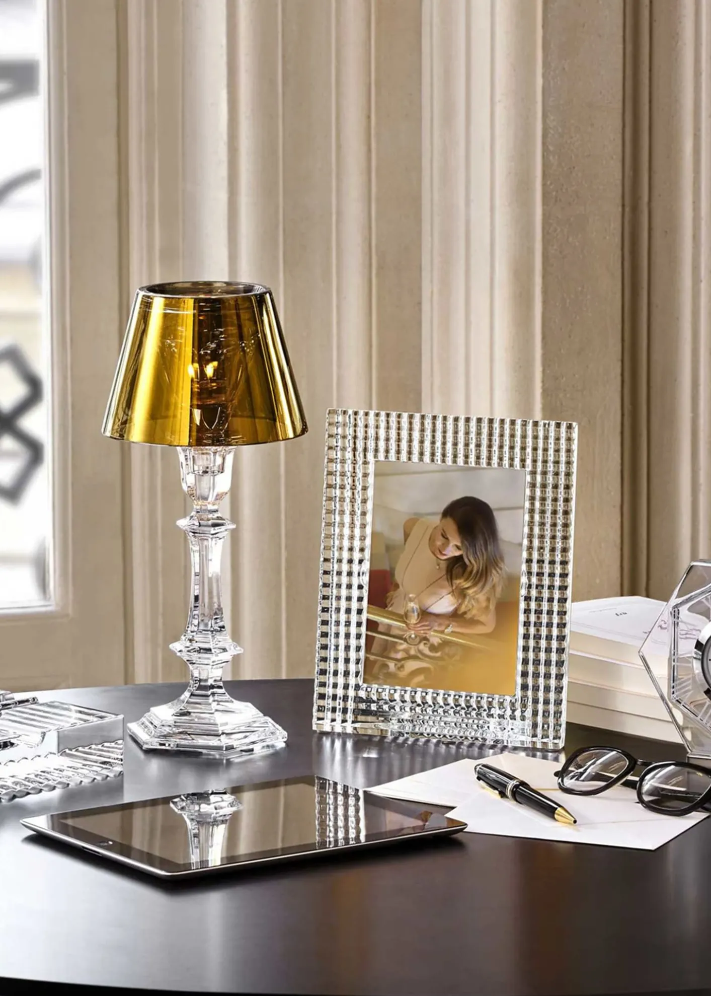 BaccaratOur Fire Candleholder & Shade
