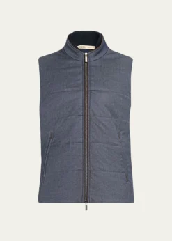 BaldassariMen's Arena Vest with Knit Inserts
