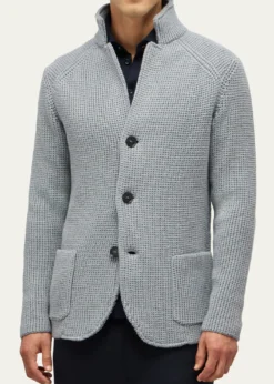 BaldassariMen's Brenta Slim Wool Knit Swacket
