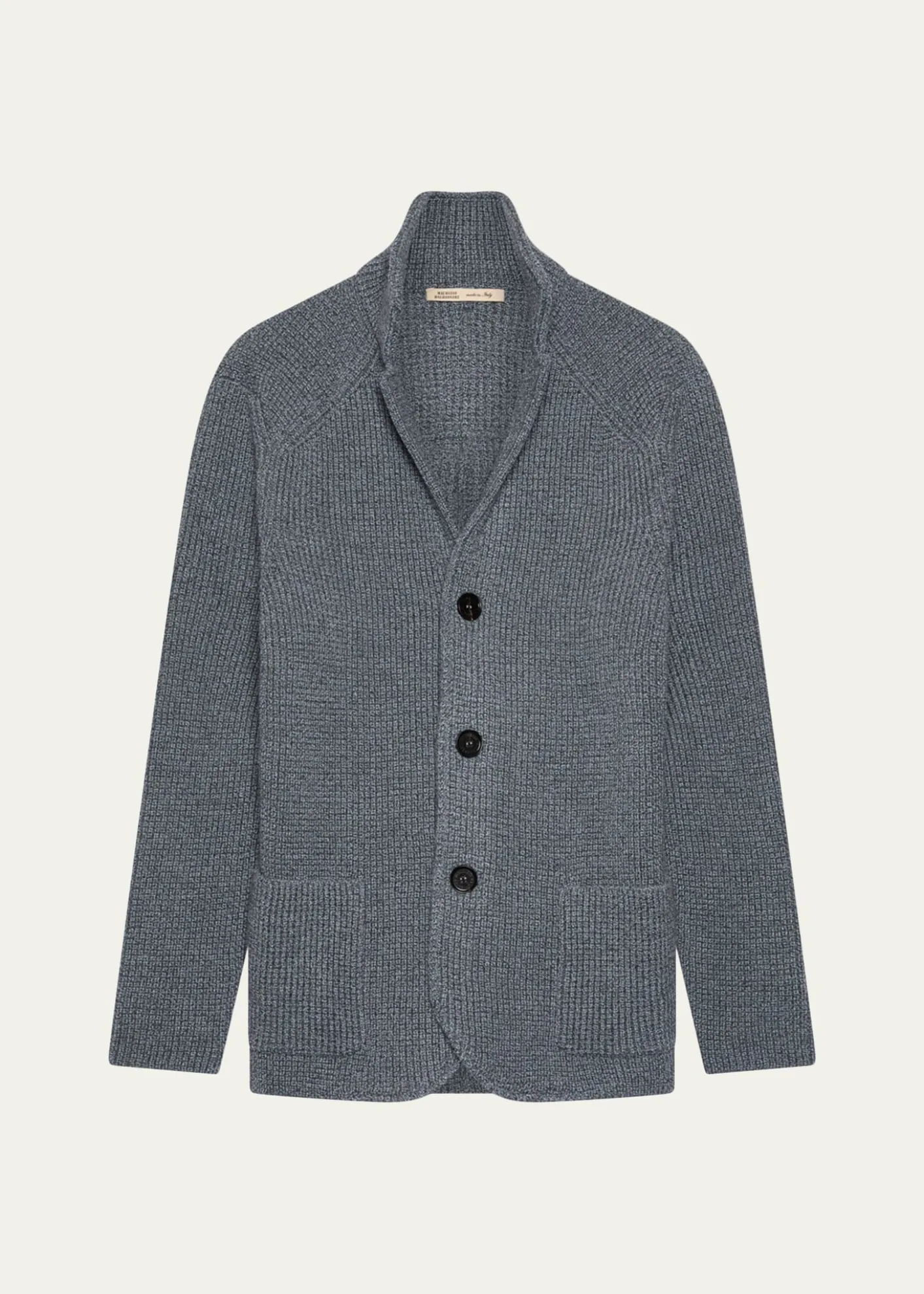BaldassariMen's Brenta Slim Wool Knit Swacket