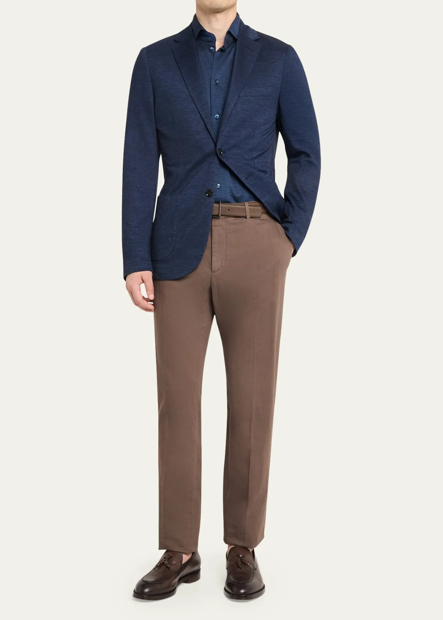 BaldassariMen's Brera Soft Travel 2-Button Sport Jacket