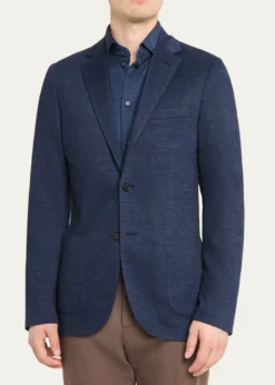 BaldassariMen's Brera Soft Travel 2-Button Sport Jacket