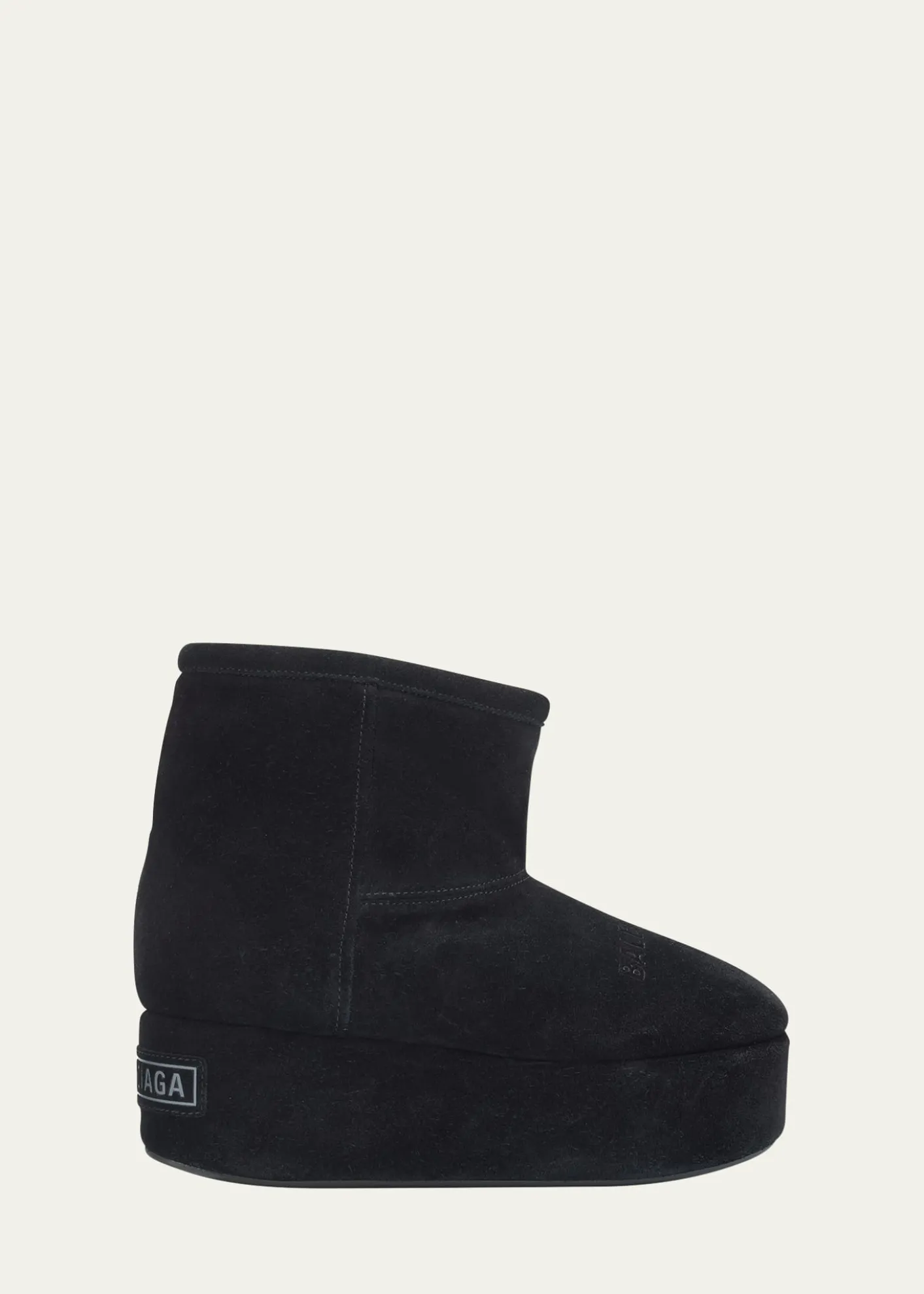 BalenciagaAlaska Platform Suede Ankle Booties