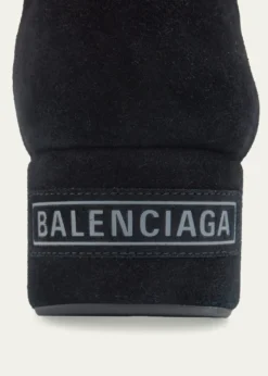 BalenciagaAlaska Platform Suede Ankle Booties