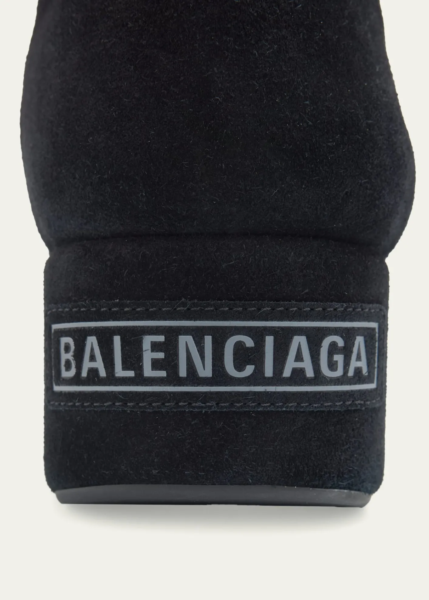 BalenciagaAlaska Platform Suede Ankle Booties