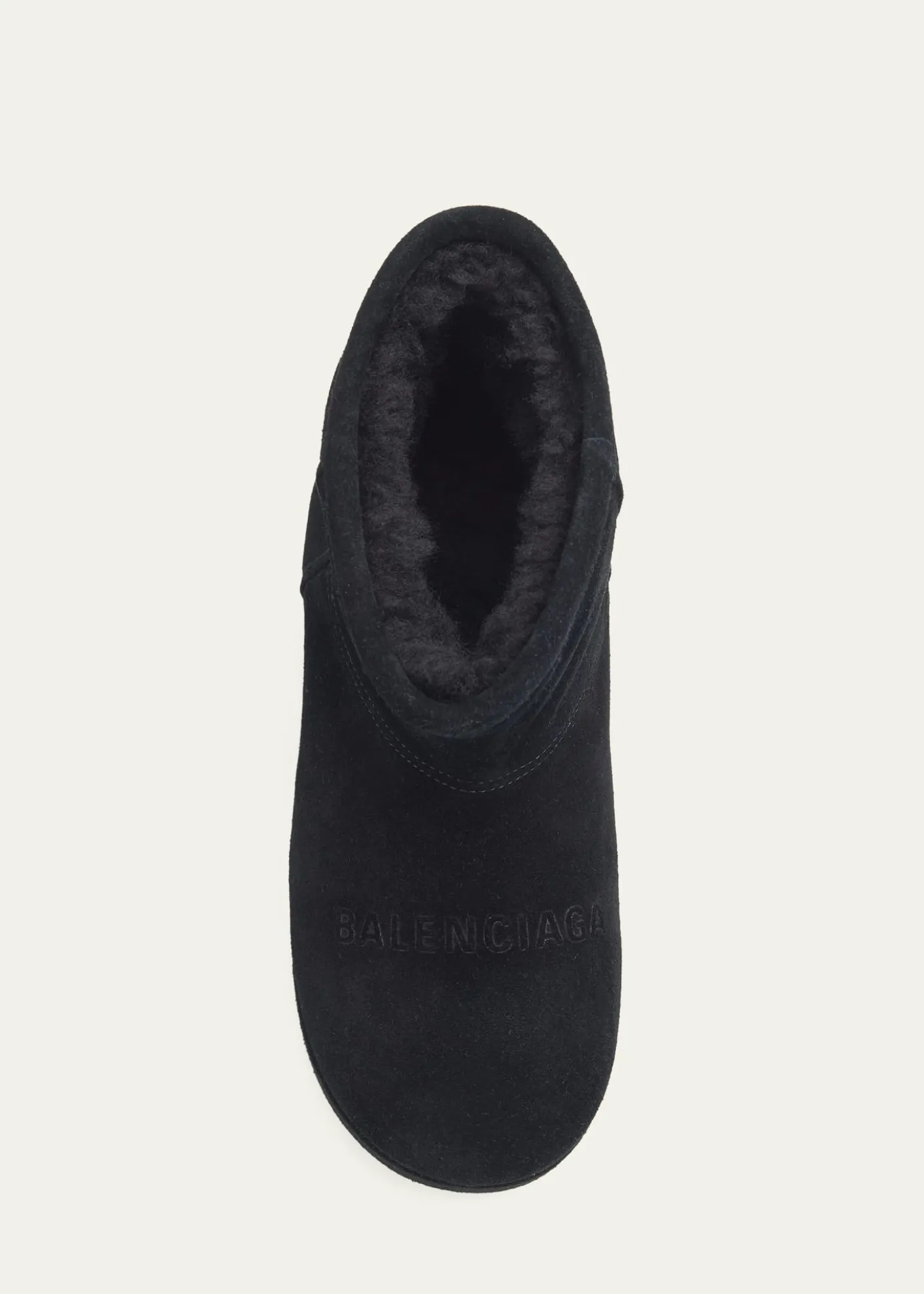 BalenciagaAlaska Platform Suede Ankle Booties