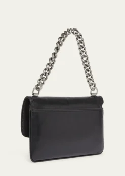 BalenciagaBB Soft Leather Phone Wallet on Chain
