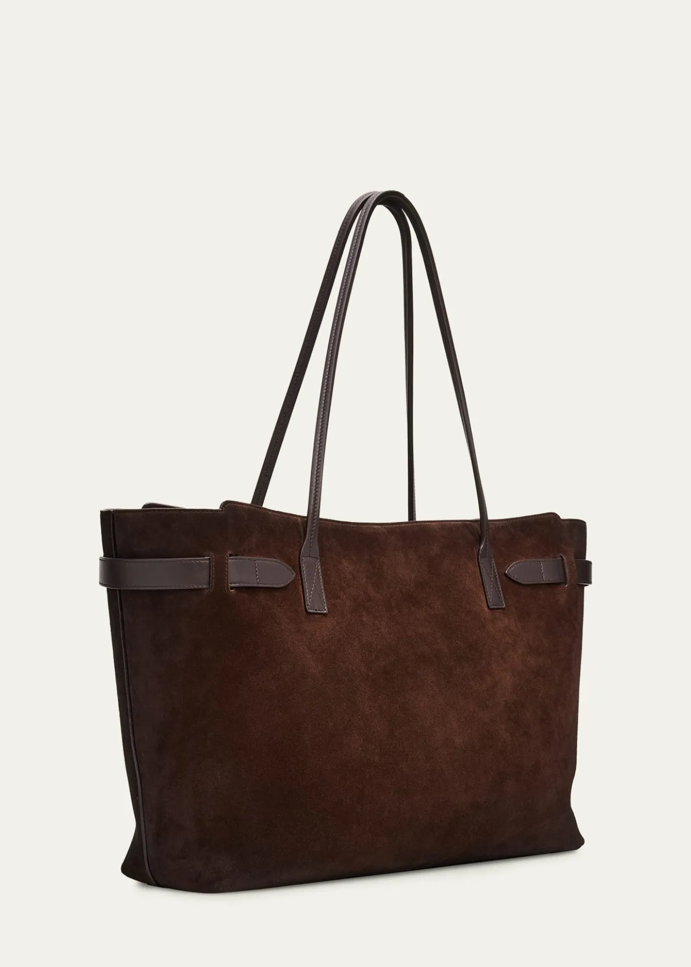 BalenciagaBel Air Large Waxed Suede Tote Bag