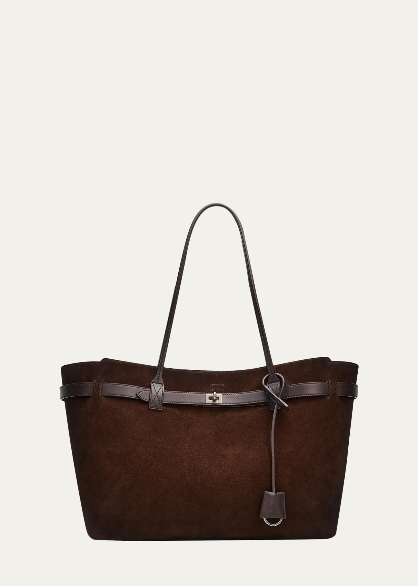 BalenciagaBel Air Large Waxed Suede Tote Bag