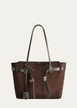 BalenciagaBel Air Waxed Suede Tote Bag