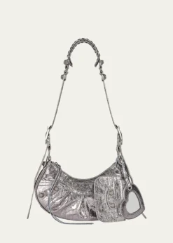 BalenciagaCagole XS Metallic Stud Hobo Shoulder Bag