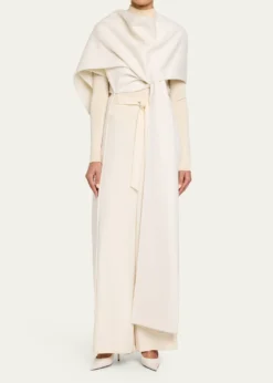 BalenciagaCashmere Scarf Coat