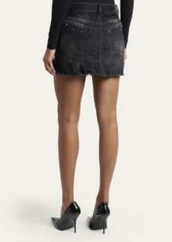 BalenciagaCity Denim Mini Skirt