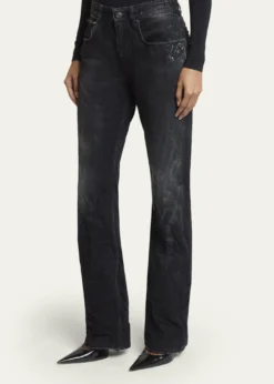 BalenciagaCity Straight-Leg Jeans
