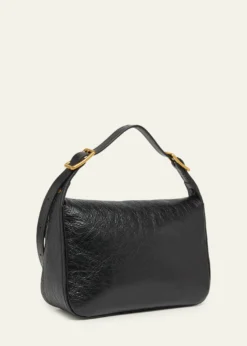 BalenciagaClicca B-Buckle Leather Shoulder Bag
