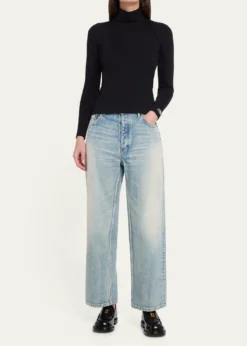 BalenciagaComfy Leather Penny Loafers