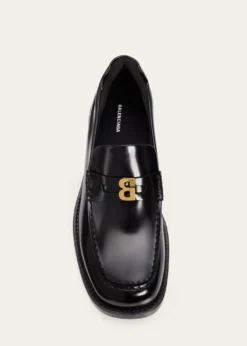 BalenciagaComfy Leather Penny Loafers
