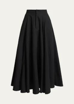 BalenciagaCotton Godet Maxi Skirt