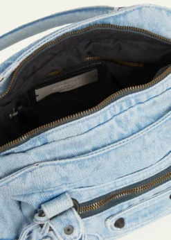 BalenciagaLe City Denim Top-Handle Bag
