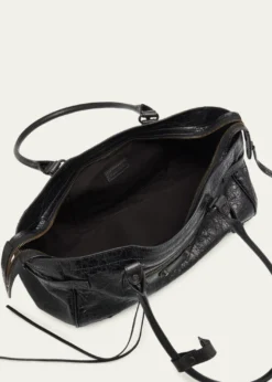 BalenciagaLe City East-West Shoulder Bag in Leather