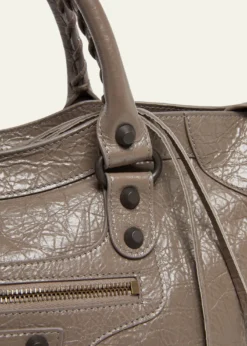 BalenciagaLe City Lambskin Leather Tote Bag
