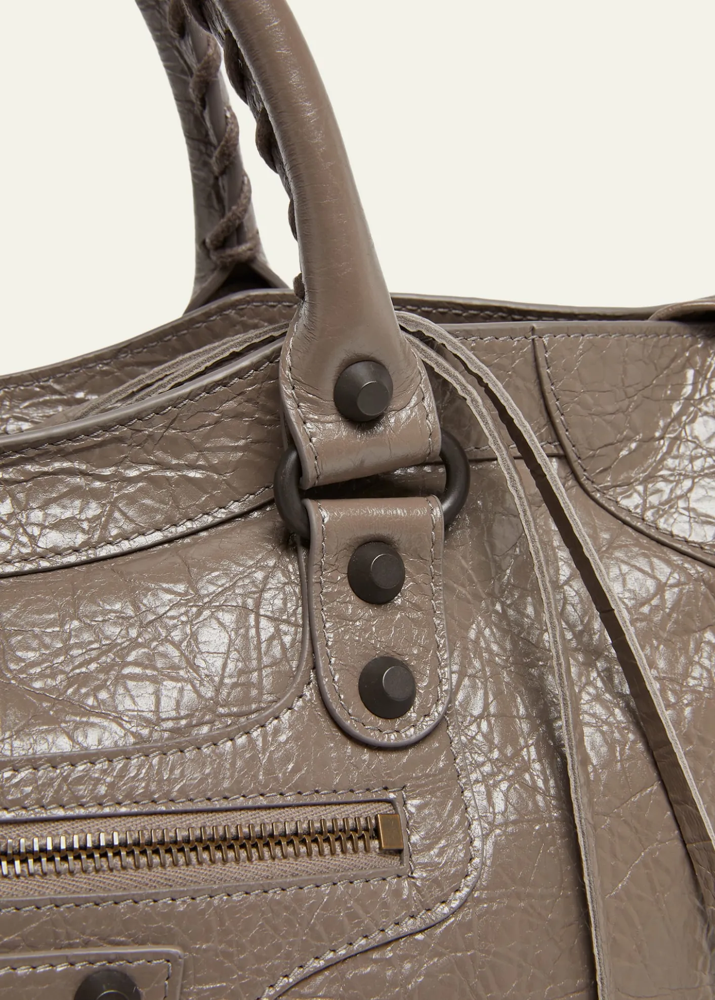 BalenciagaLe City Lambskin Leather Tote Bag