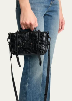 BalenciagaLe City Leather Crossbody Bag
