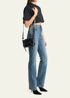 BalenciagaLe City Leather Crossbody Bag