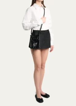 BalenciagaLe City Leather Tote Phone Holder