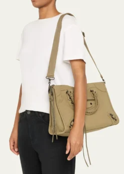 BalenciagaLe City Medium Canvas Top-Handle Bag