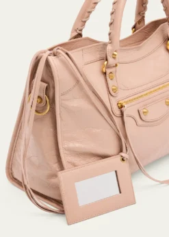 BalenciagaLe City Medium Leather Top-Handle Bag