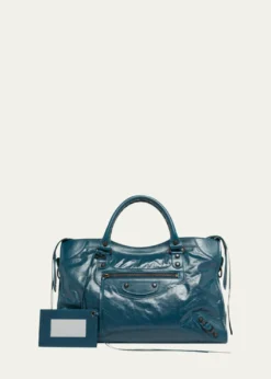 BalenciagaLe City Medium Leather Tote Bag